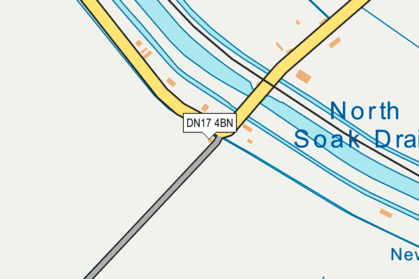 DN17 4BN map - OS OpenMap – Local (Ordnance Survey)