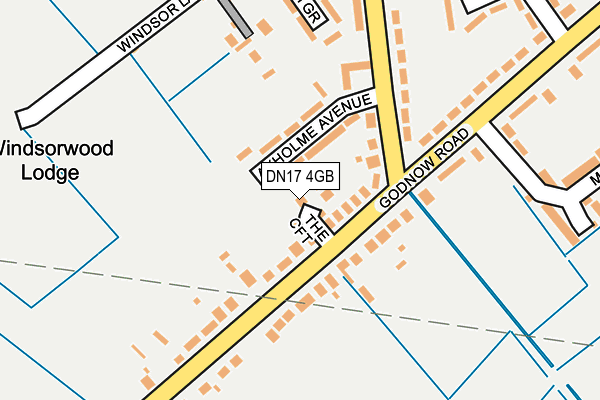 DN17 4GB map - OS OpenMap – Local (Ordnance Survey)