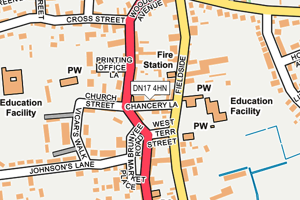 Map of SHELDON LEISURE LTD at local scale