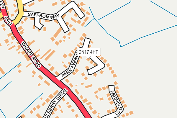 DN17 4HT map - OS OpenMap – Local (Ordnance Survey)