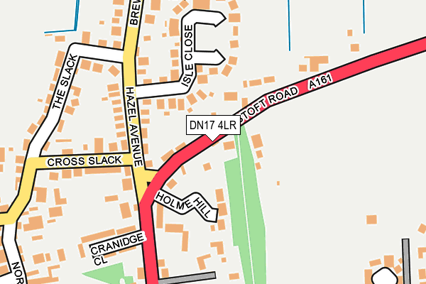 DN17 4LR map - OS OpenMap – Local (Ordnance Survey)