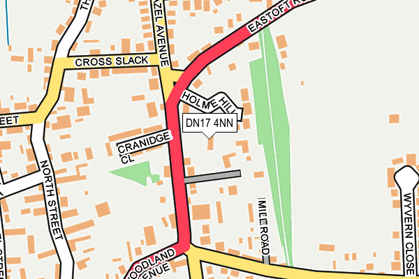 DN17 4NN map - OS OpenMap – Local (Ordnance Survey)