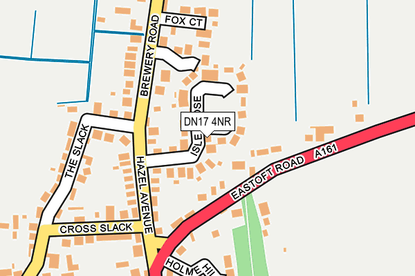 DN17 4NR map - OS OpenMap – Local (Ordnance Survey)