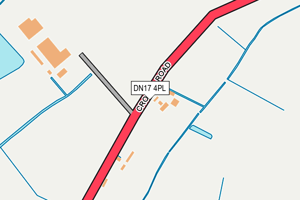 DN17 4PL map - OS OpenMap – Local (Ordnance Survey)