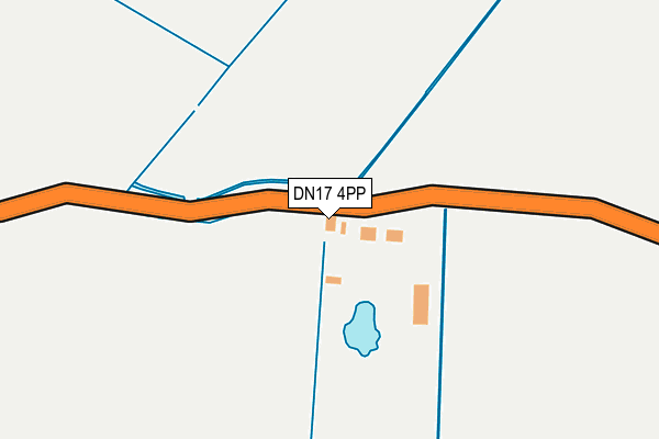 DN17 4PP map - OS OpenMap – Local (Ordnance Survey)