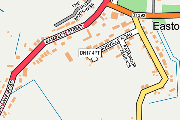 DN17 4PT map - OS OpenMap – Local (Ordnance Survey)