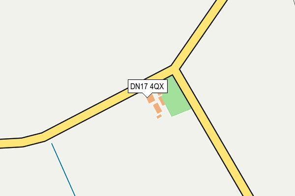 DN17 4QX map - OS OpenMap – Local (Ordnance Survey)
