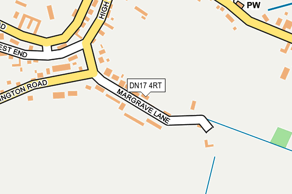 DN17 4RT map - OS OpenMap – Local (Ordnance Survey)