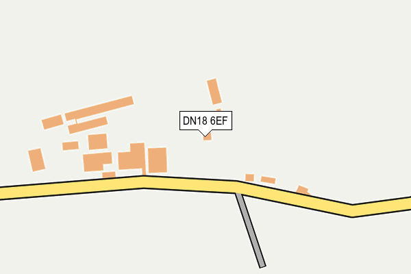 DN18 6EF map - OS OpenMap – Local (Ordnance Survey)