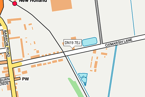 DN19 7EJ map - OS OpenMap – Local (Ordnance Survey)