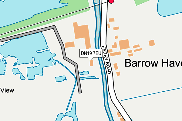 DN19 7EU map - OS OpenMap – Local (Ordnance Survey)