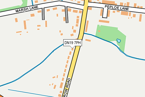 DN19 7PH map - OS OpenMap – Local (Ordnance Survey)