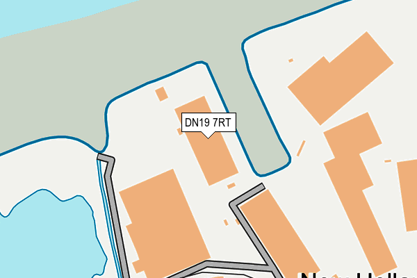 DN19 7RT map - OS OpenMap – Local (Ordnance Survey)
