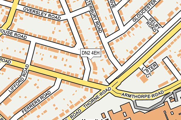 DN2 4EH map - OS OpenMap – Local (Ordnance Survey)