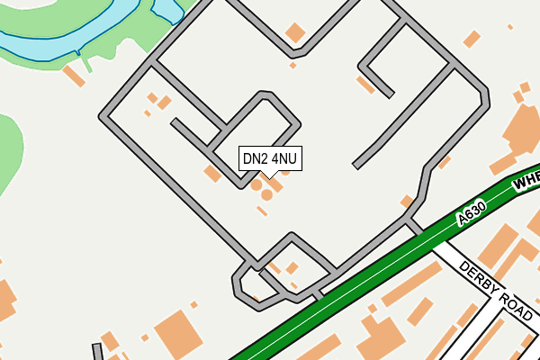 DN2 4NU map - OS OpenMap – Local (Ordnance Survey)