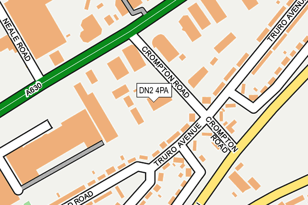 DN2 4PA map - OS OpenMap – Local (Ordnance Survey)