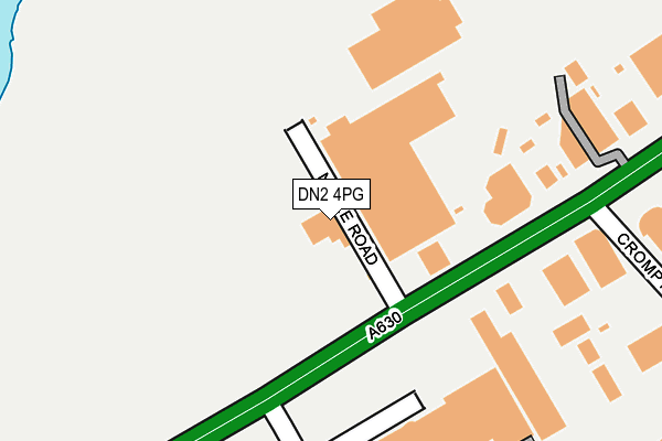 DN2 4PG map - OS OpenMap – Local (Ordnance Survey)
