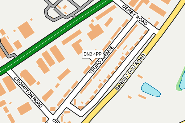 DN2 4PP map - OS OpenMap – Local (Ordnance Survey)