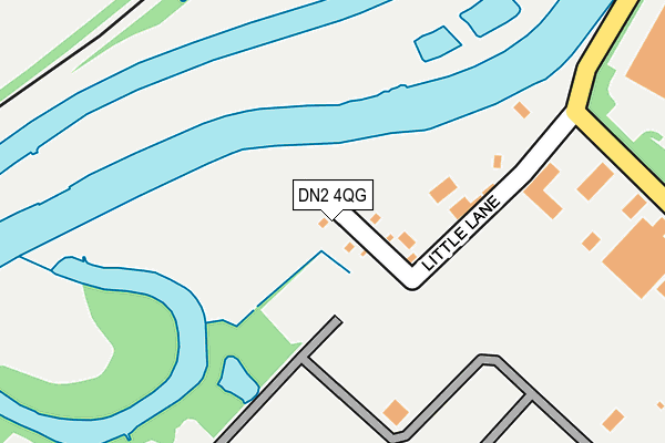 DN2 4QG map - OS OpenMap – Local (Ordnance Survey)