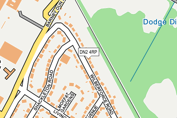 DN2 4RP map - OS OpenMap – Local (Ordnance Survey)