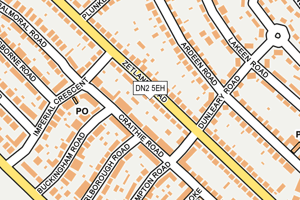 DN2 5EH map - OS OpenMap – Local (Ordnance Survey)