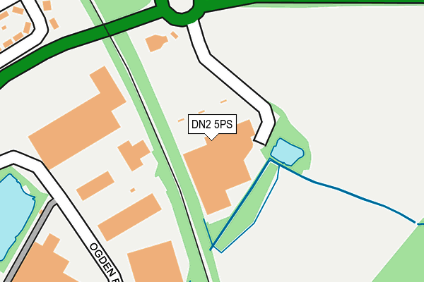 DN2 5PS map - OS OpenMap – Local (Ordnance Survey)