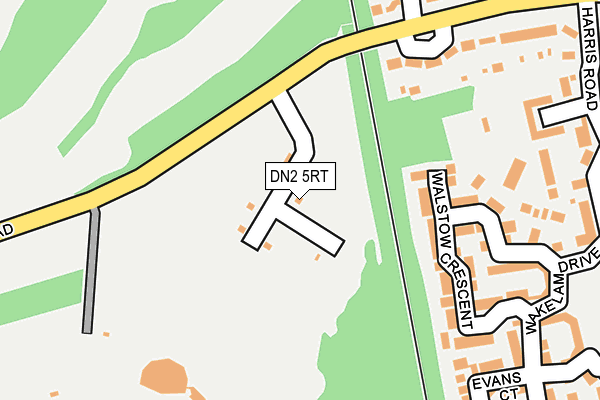 DN2 5RT map - OS OpenMap – Local (Ordnance Survey)