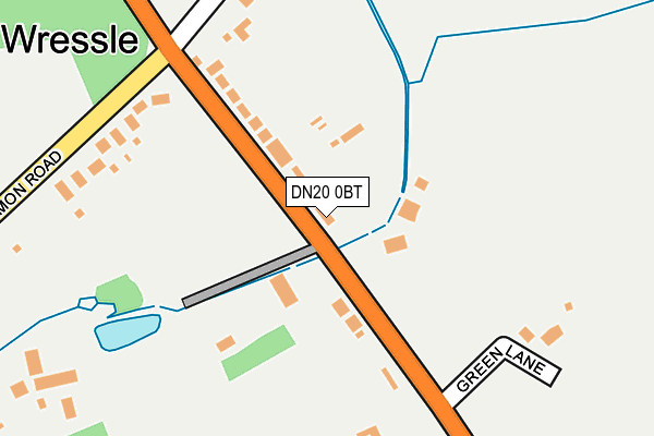DN20 0BT map - OS OpenMap – Local (Ordnance Survey)