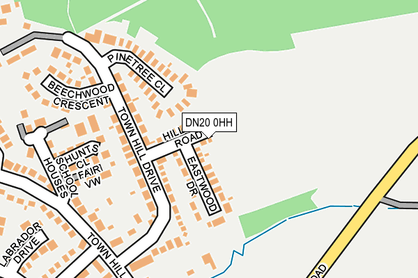 DN20 0HH map - OS OpenMap – Local (Ordnance Survey)
