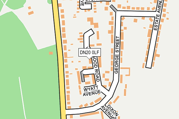 DN20 0LF map - OS OpenMap – Local (Ordnance Survey)