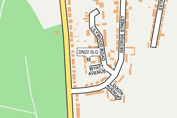 DN20 0LQ map - OS OpenMap – Local (Ordnance Survey)