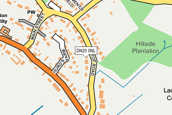 DN20 0NL map - OS OpenMap – Local (Ordnance Survey)