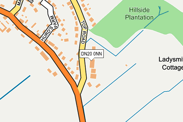 DN20 0NN map - OS OpenMap – Local (Ordnance Survey)