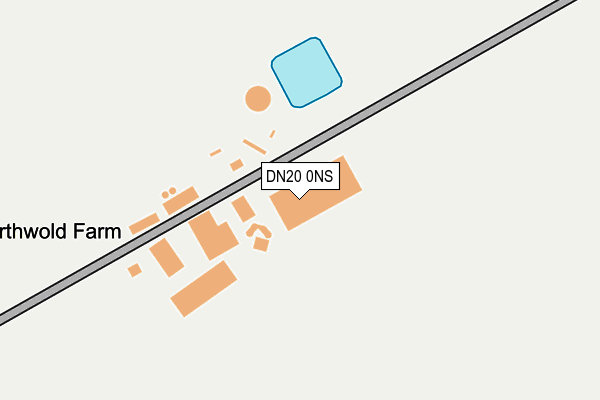 DN20 0NS map - OS OpenMap – Local (Ordnance Survey)