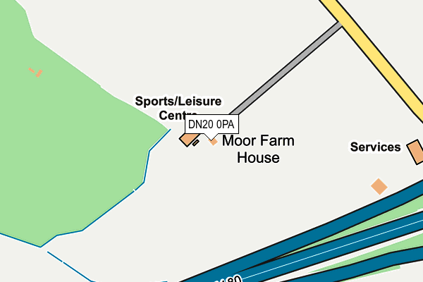 DN20 0PA map - OS OpenMap – Local (Ordnance Survey)