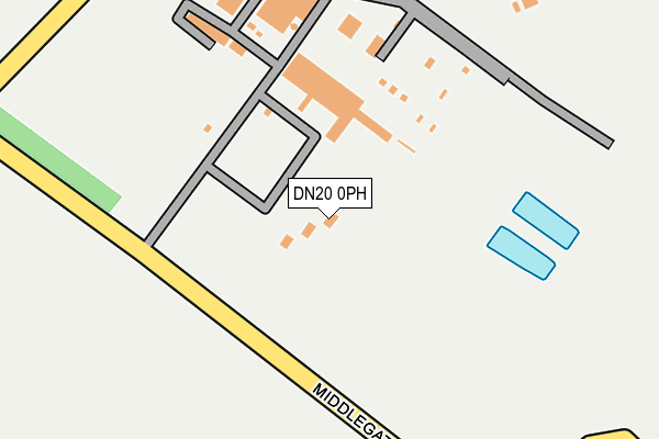 DN20 0PH map - OS OpenMap – Local (Ordnance Survey)