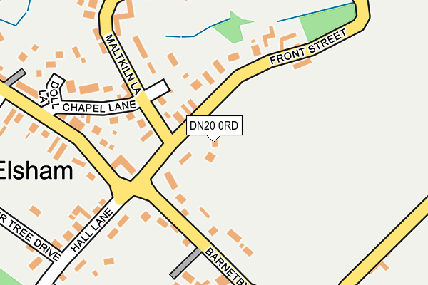 DN20 0RD map - OS OpenMap – Local (Ordnance Survey)
