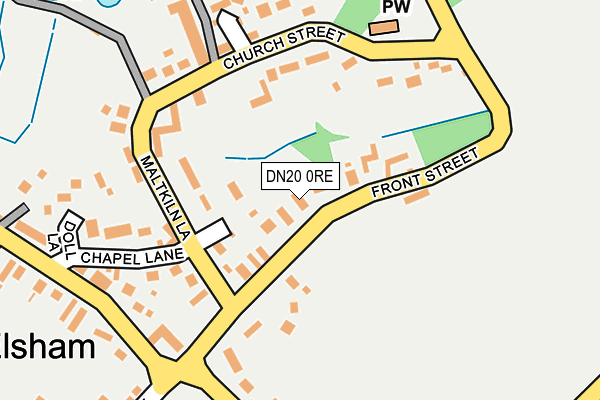 DN20 0RE map - OS OpenMap – Local (Ordnance Survey)