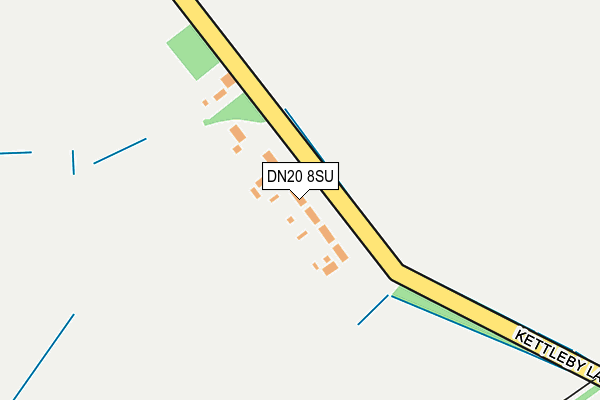 DN20 8SU map - OS OpenMap – Local (Ordnance Survey)