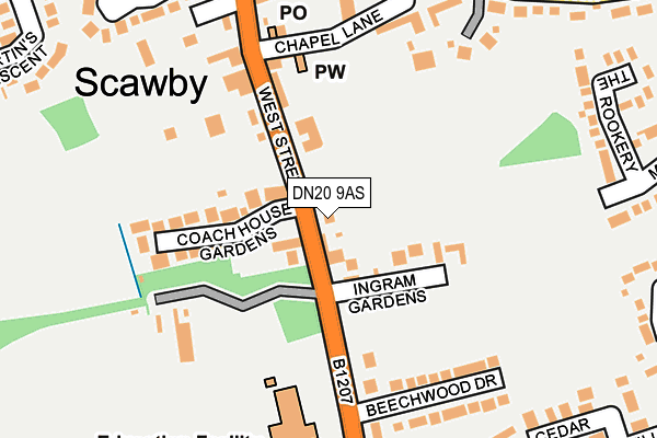 Map of WESTHOUSE DEVELOPMENT LIMITED at local scale