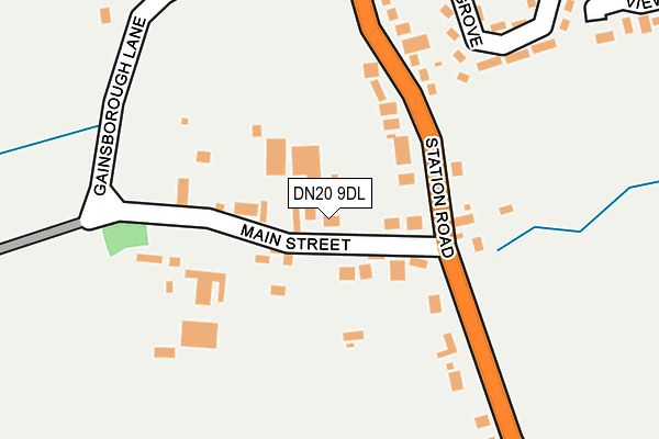 DN20 9DL map - OS OpenMap – Local (Ordnance Survey)