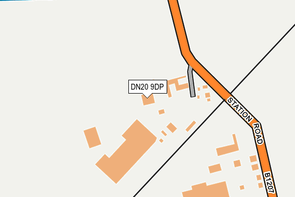 DN20 9DP map - OS OpenMap – Local (Ordnance Survey)