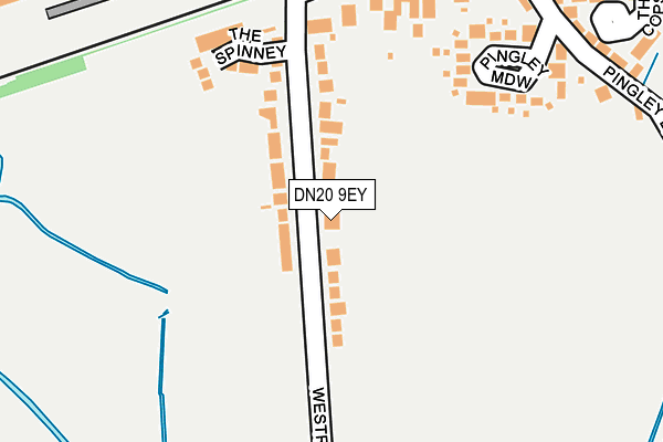 DN20 9EY map - OS OpenMap – Local (Ordnance Survey)