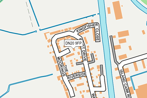 DN20 9FP map - OS OpenMap – Local (Ordnance Survey)