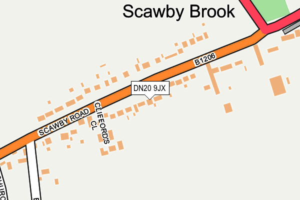 Map of FIRBROOK (AGRICULTURE) LIMITED at local scale