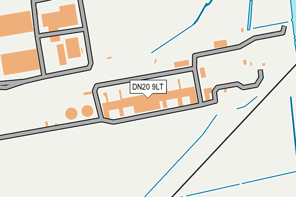 DN20 9LT map - OS OpenMap – Local (Ordnance Survey)