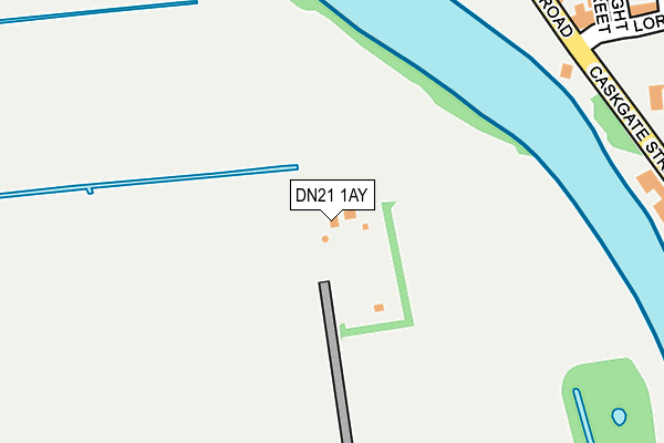 DN21 1AY map - OS OpenMap – Local (Ordnance Survey)
