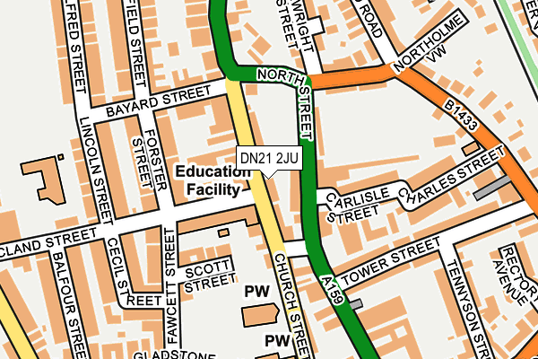 Map of S L ROOFING SYSTEMS & SOLUTIONS LTD at local scale