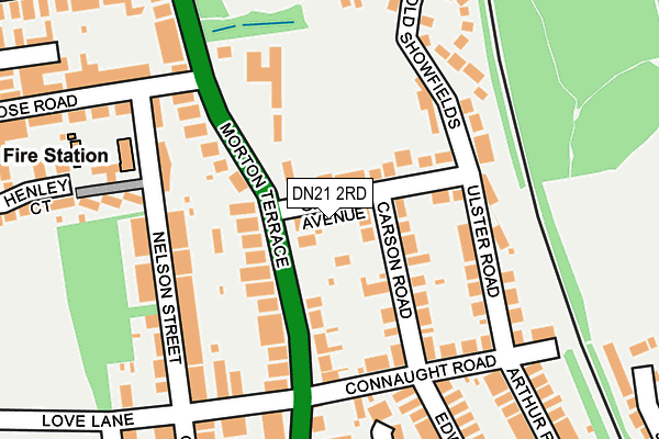 DN21 2RD map - OS OpenMap – Local (Ordnance Survey)