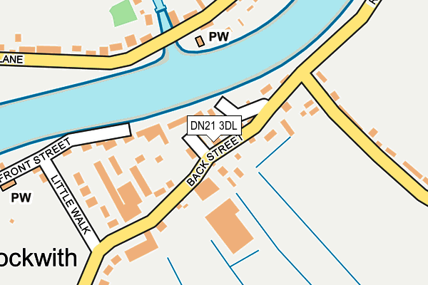 DN21 3DL map - OS OpenMap – Local (Ordnance Survey)
